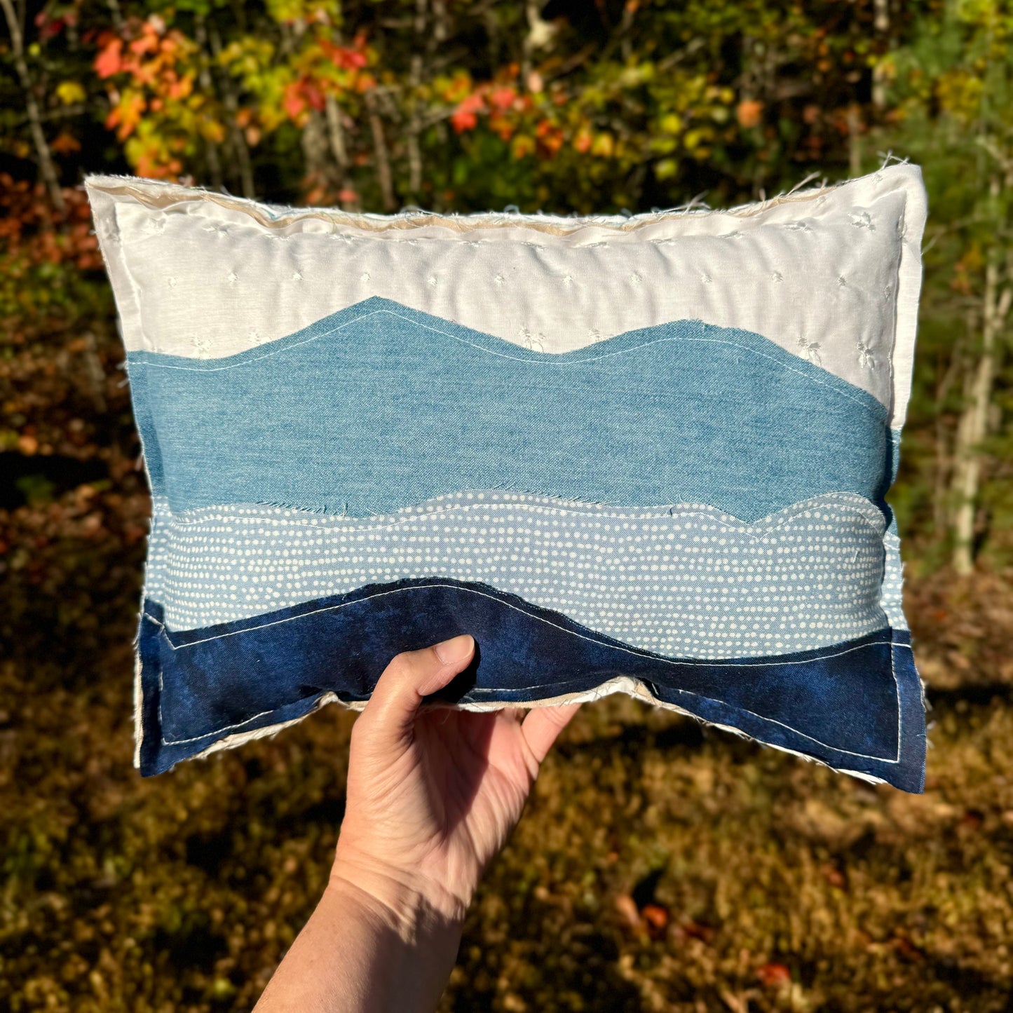 Blue Ridge Mountain Accent Pillow