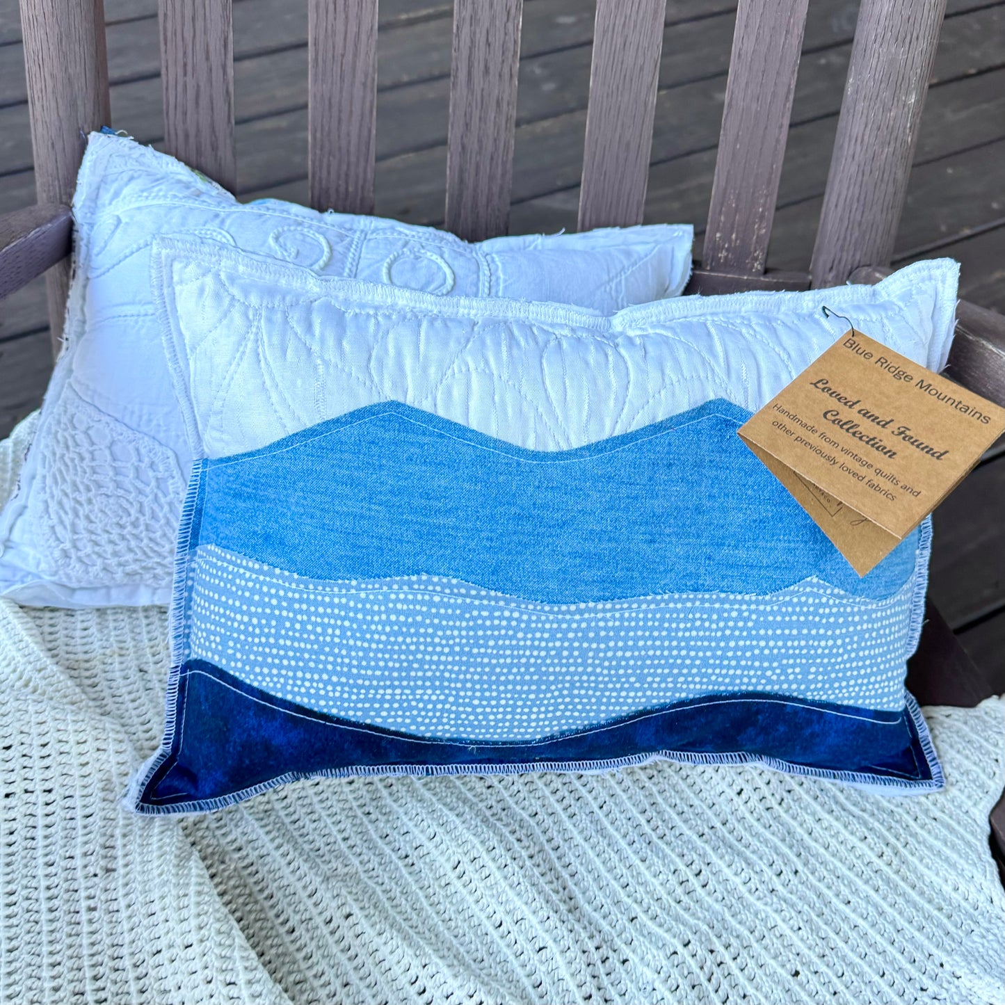 Blue Ridge Mountain Accent Pillow