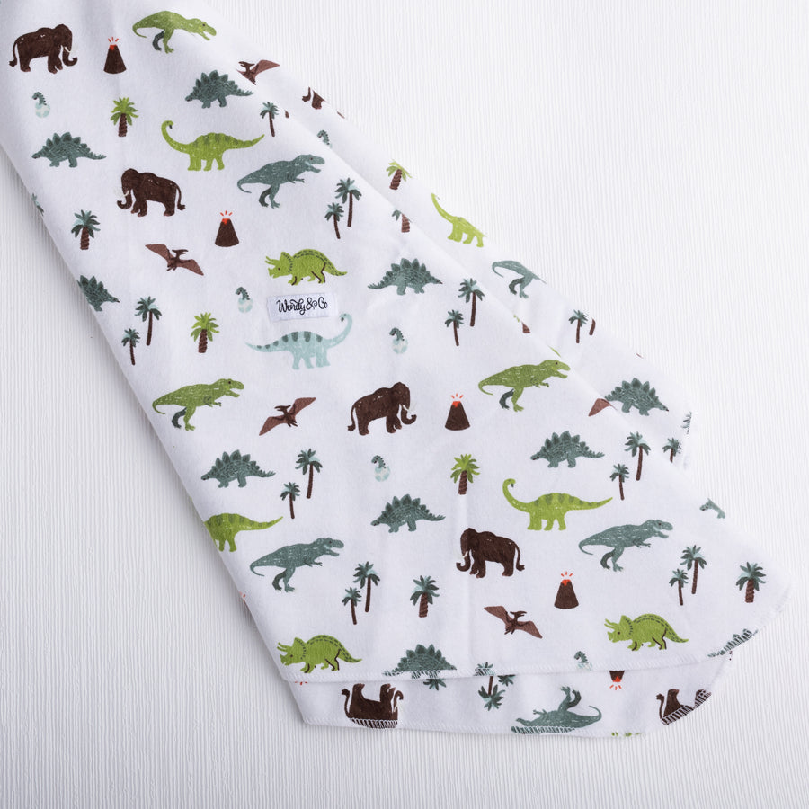 Dinosaur Dreams Receiving Blanket