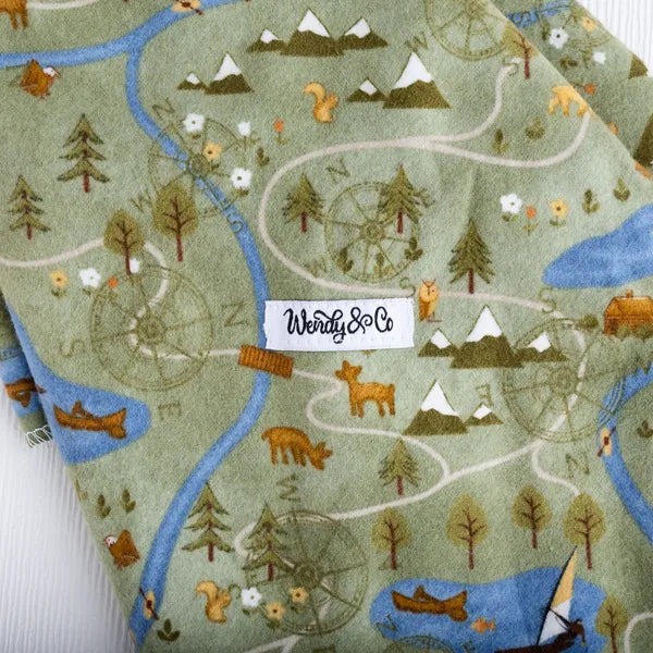 Forest Adventure Receiving Blanket