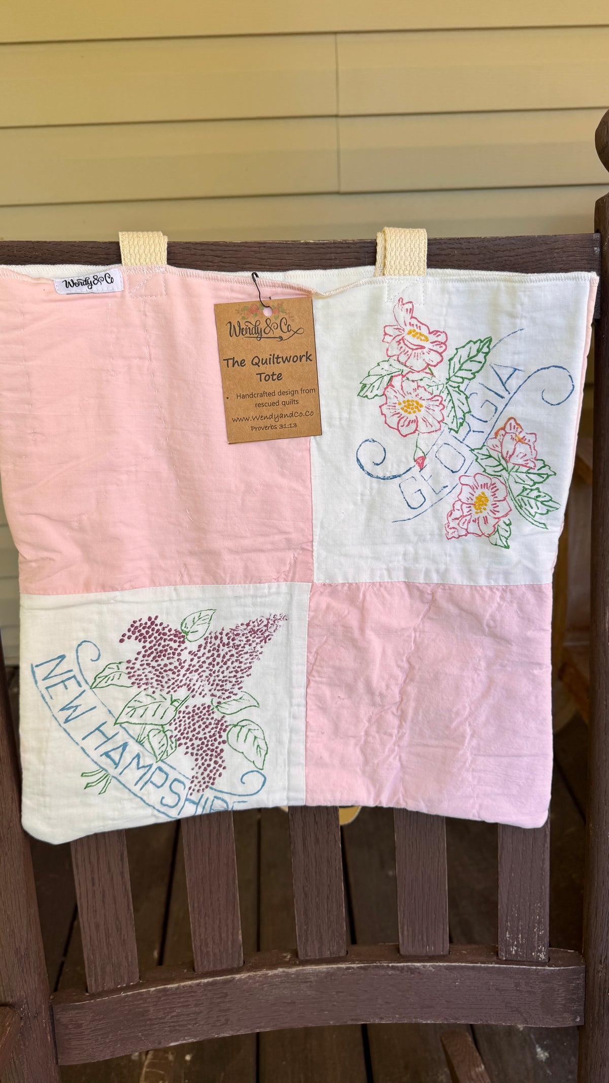 State of My Heart Quilt Tote
