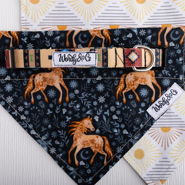 western dog bandana collar