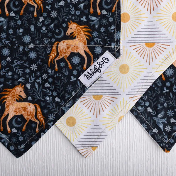 horse tribal dog bandana