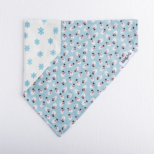 Frosty in Sky Blue Dog Bandana