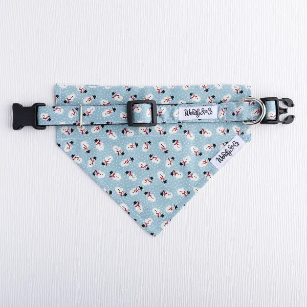 Frosty in Sky Blue Dog Bandana