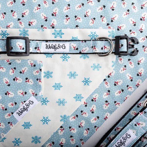 Frosty in Sky Blue Dog Bandana