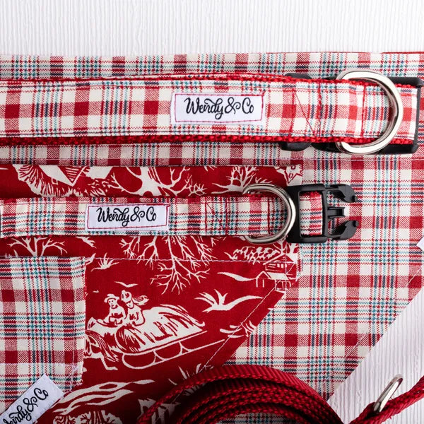 Redford Plaid Dog Collar
