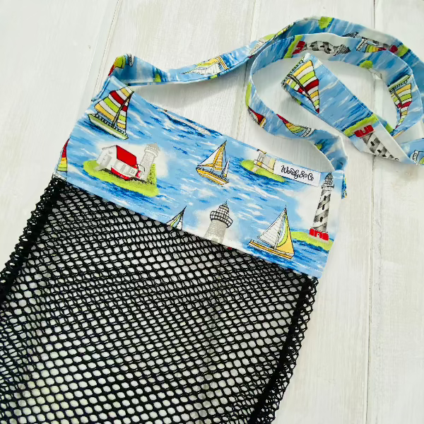 Lighthouse Shel Collection Bag
