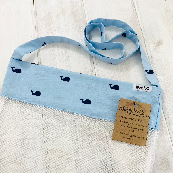 Whales Shell Collection Bag