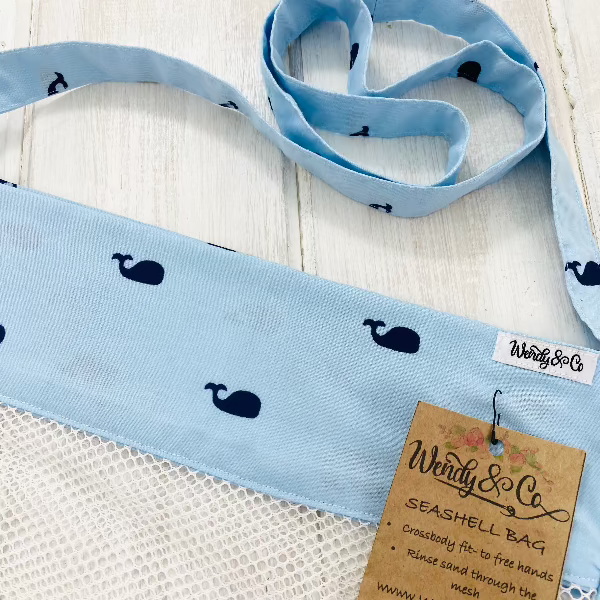Whales Shell Collection Bag