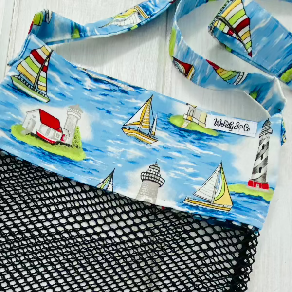 Lighthouse Shel Collection Bag
