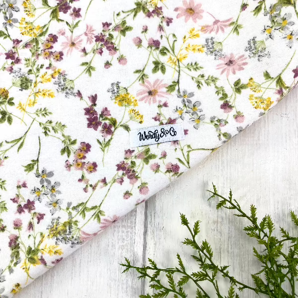 Wildflower Receiving Blanket