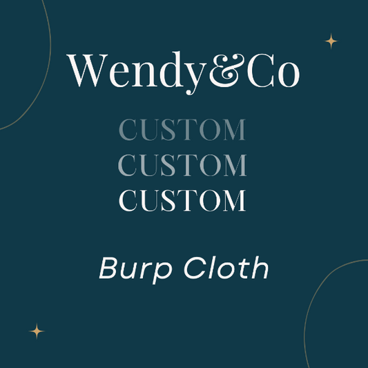 Custom Baby Burp Cloth