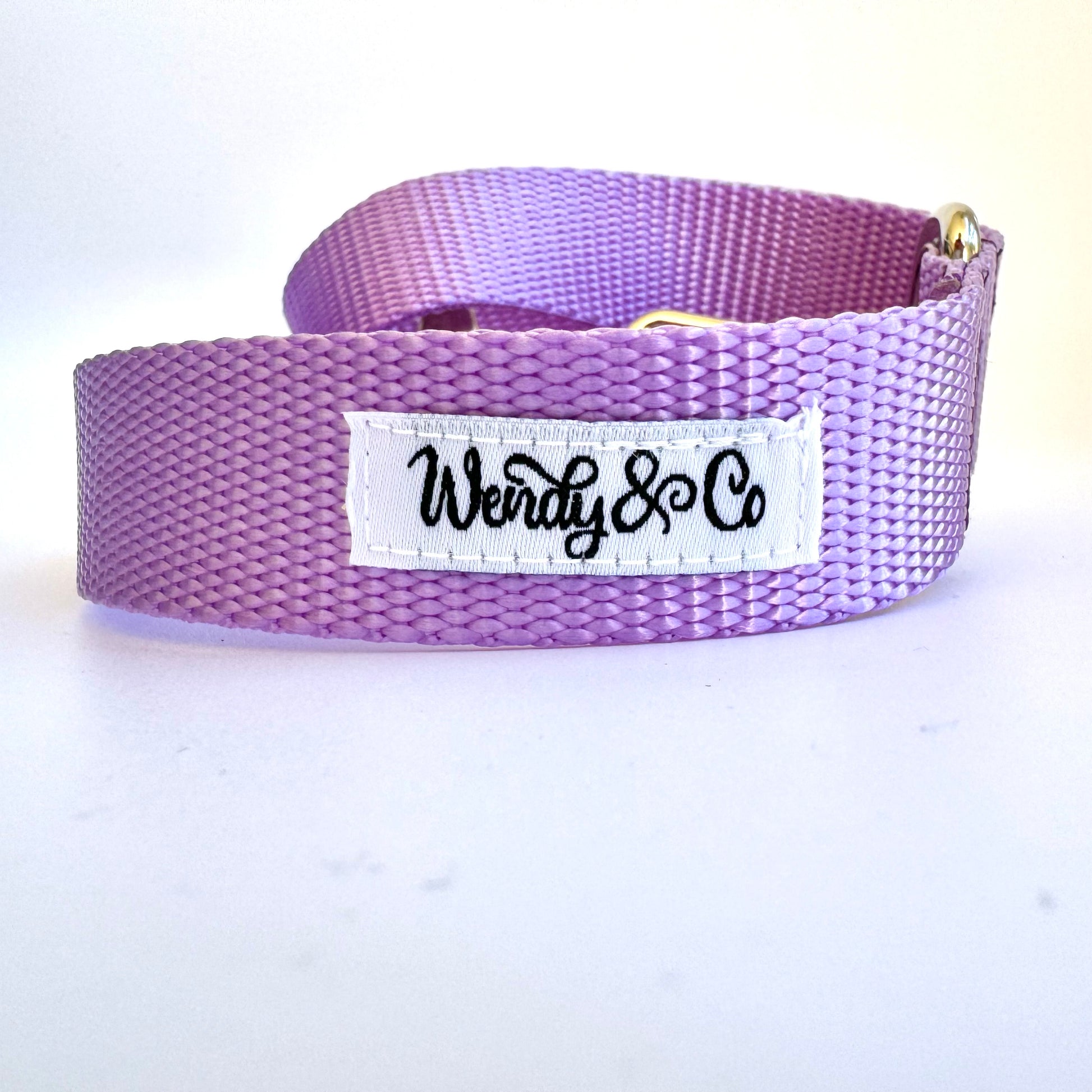 Beautiful purple lilac leash for dogs.