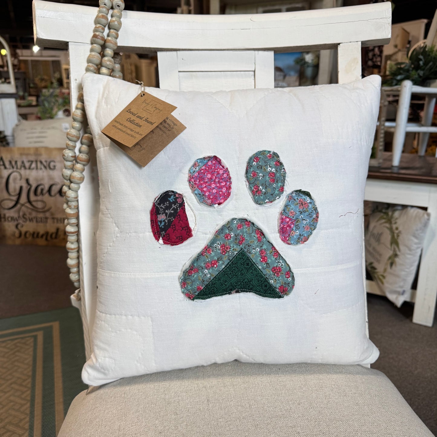 Paw Loved and Found Pillow