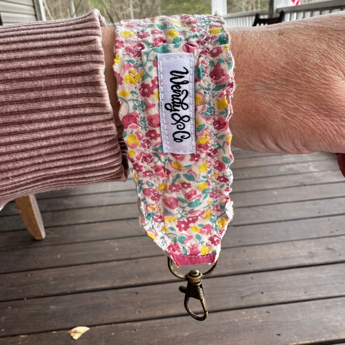 Loved & Found Vintage 1930's Quilt Key Fob