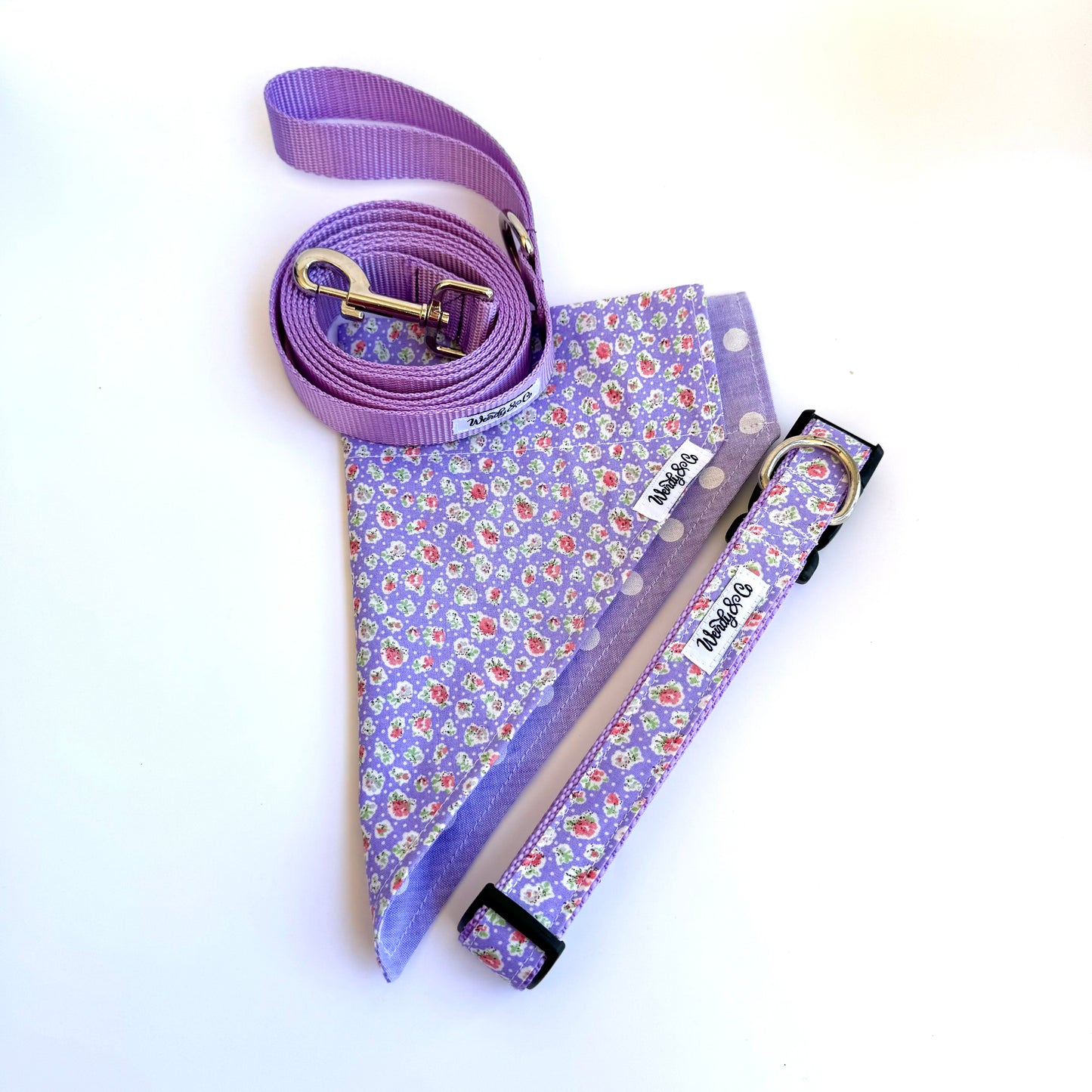 Lilac Love Dog Bandana