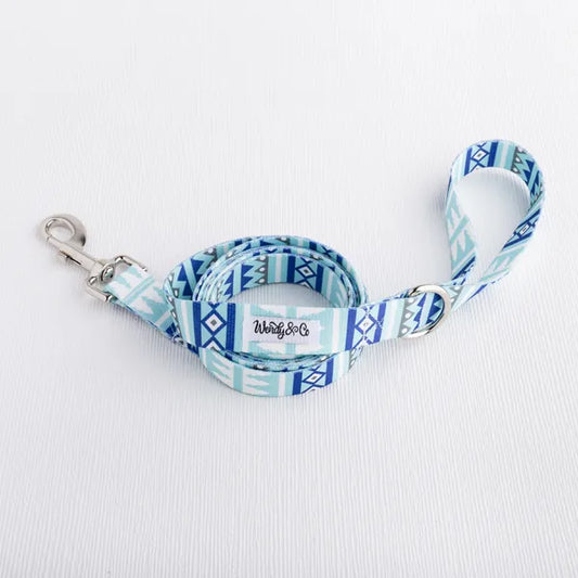 Dog leash with calming blue gradient from Blue Horizon collection.