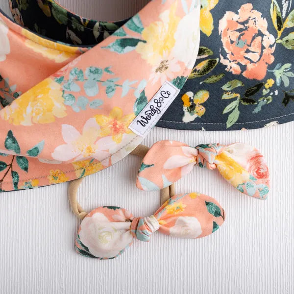 Cottage Bloom Baby Bow