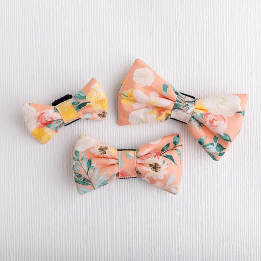 Cottage Bloom Pet Bow Tie