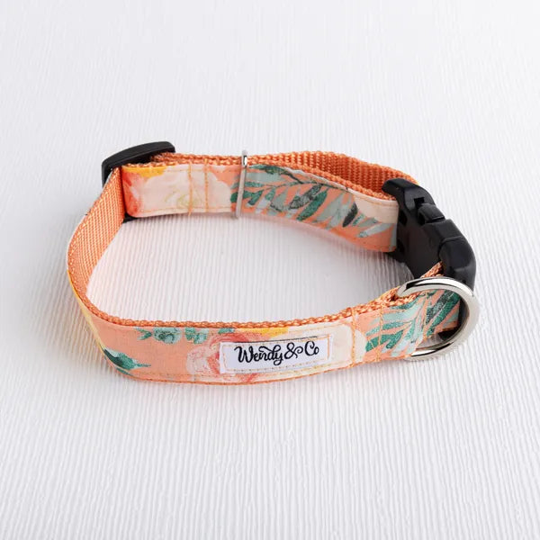 Cottage Bloom Dog Collar