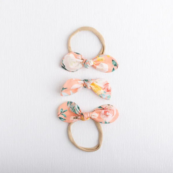 Cottage Bloom Baby Bow