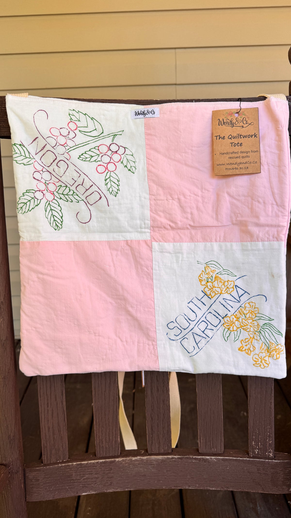 State of My Heart Quilt Tote