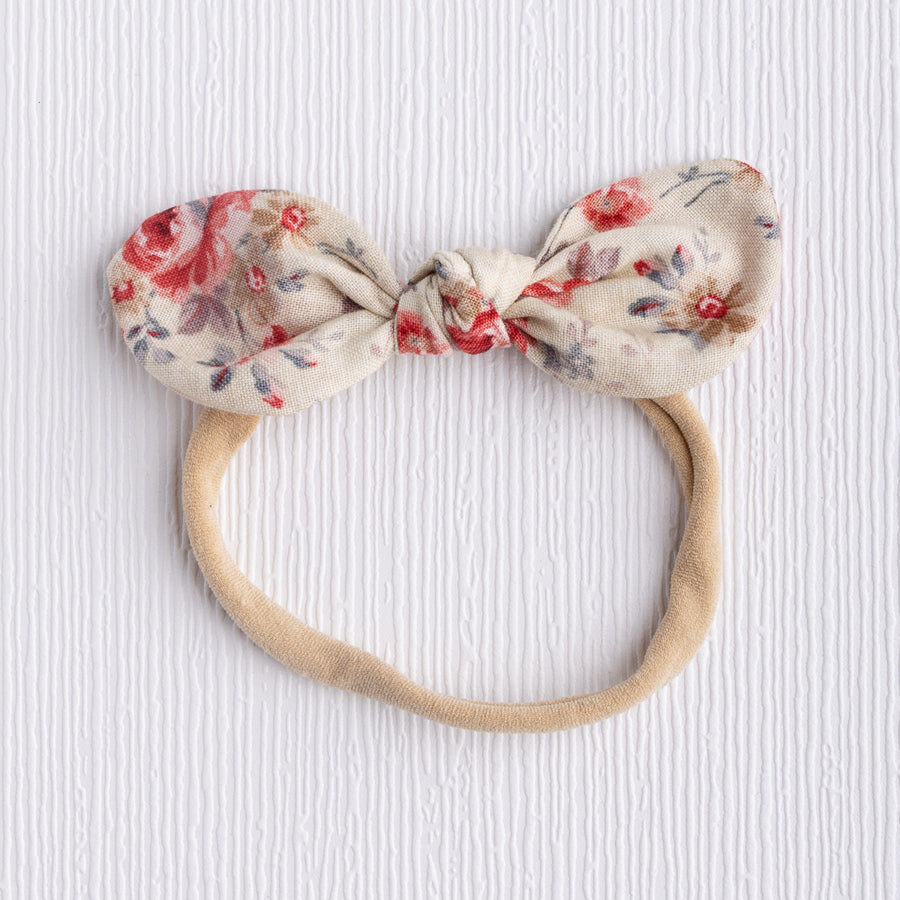 English Rose Baby Bow