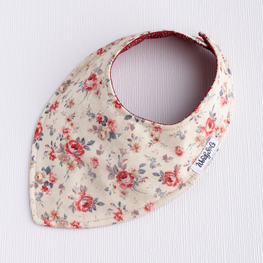 English Rose Baby Bib