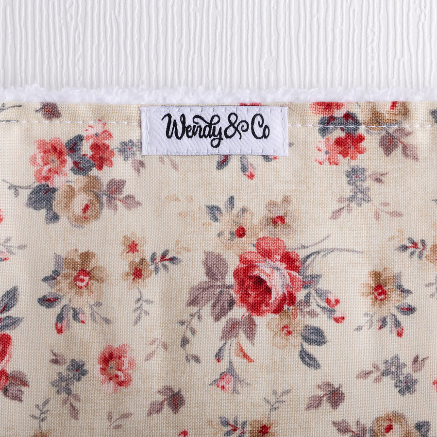 English Rose Burp Cloth