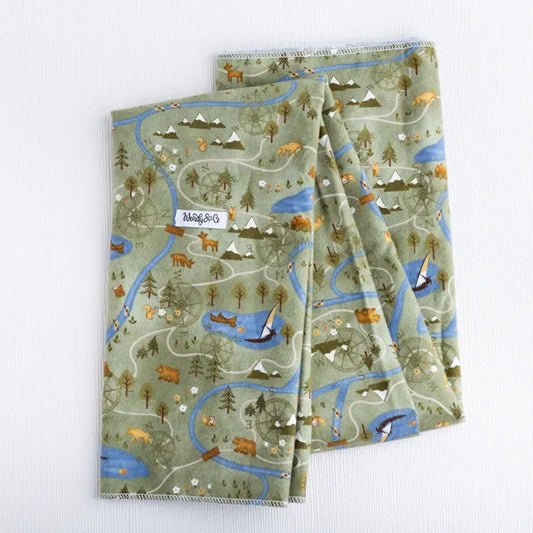 Forest Adventure Receiving Blanket