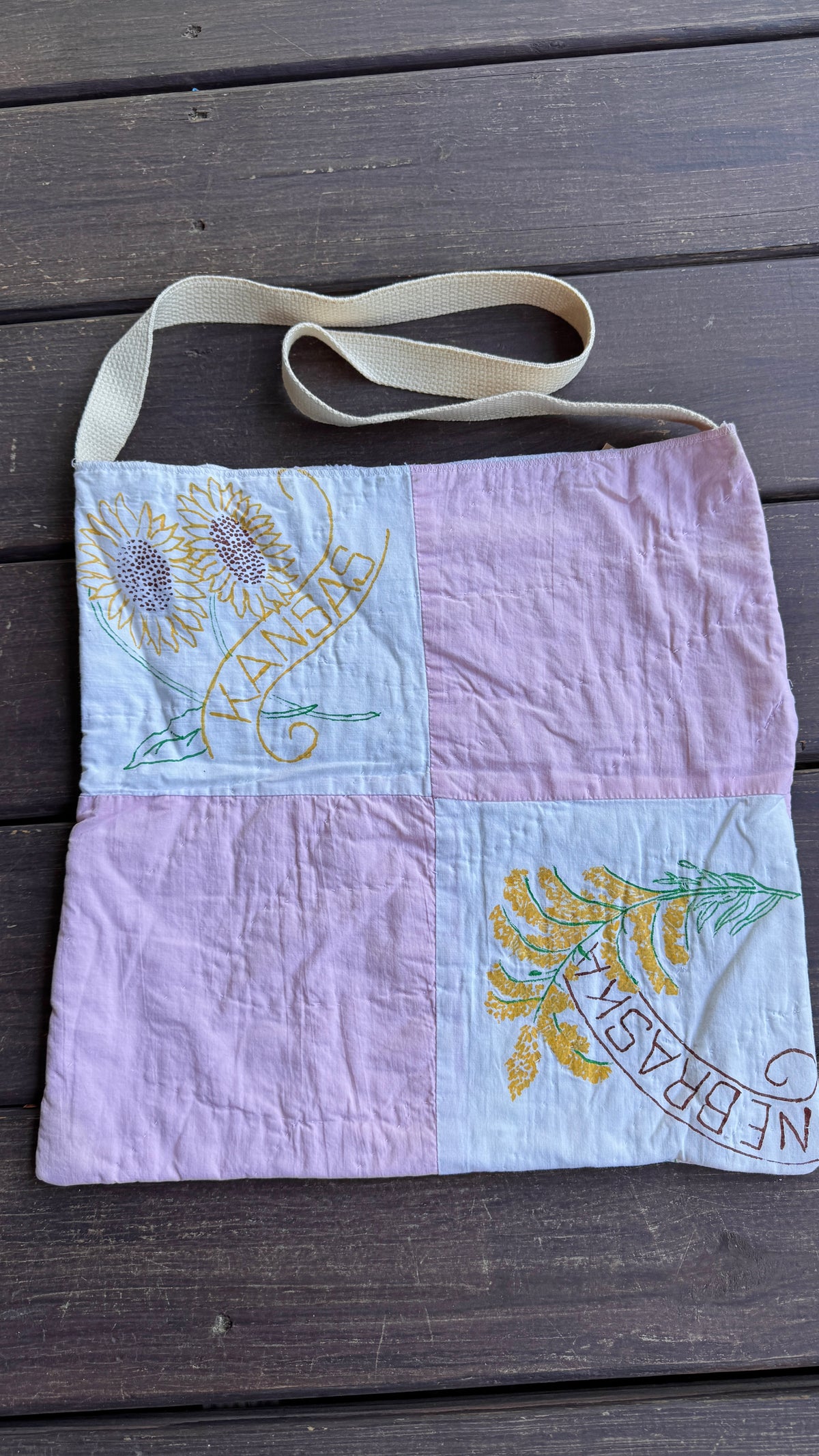 State of My Heart Quilt Tote