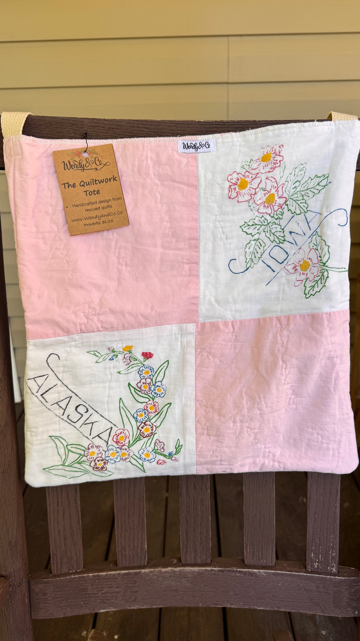 State of My Heart Quilt Tote