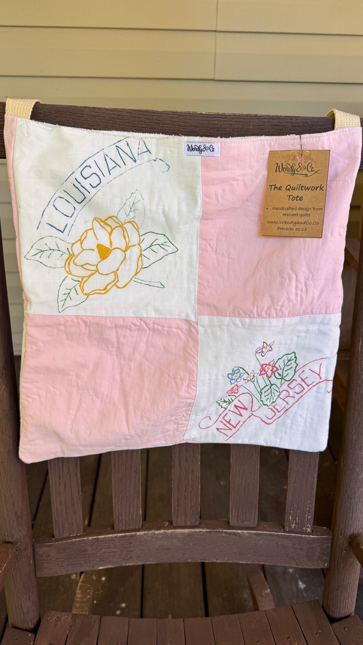 State of My Heart Quilt Tote