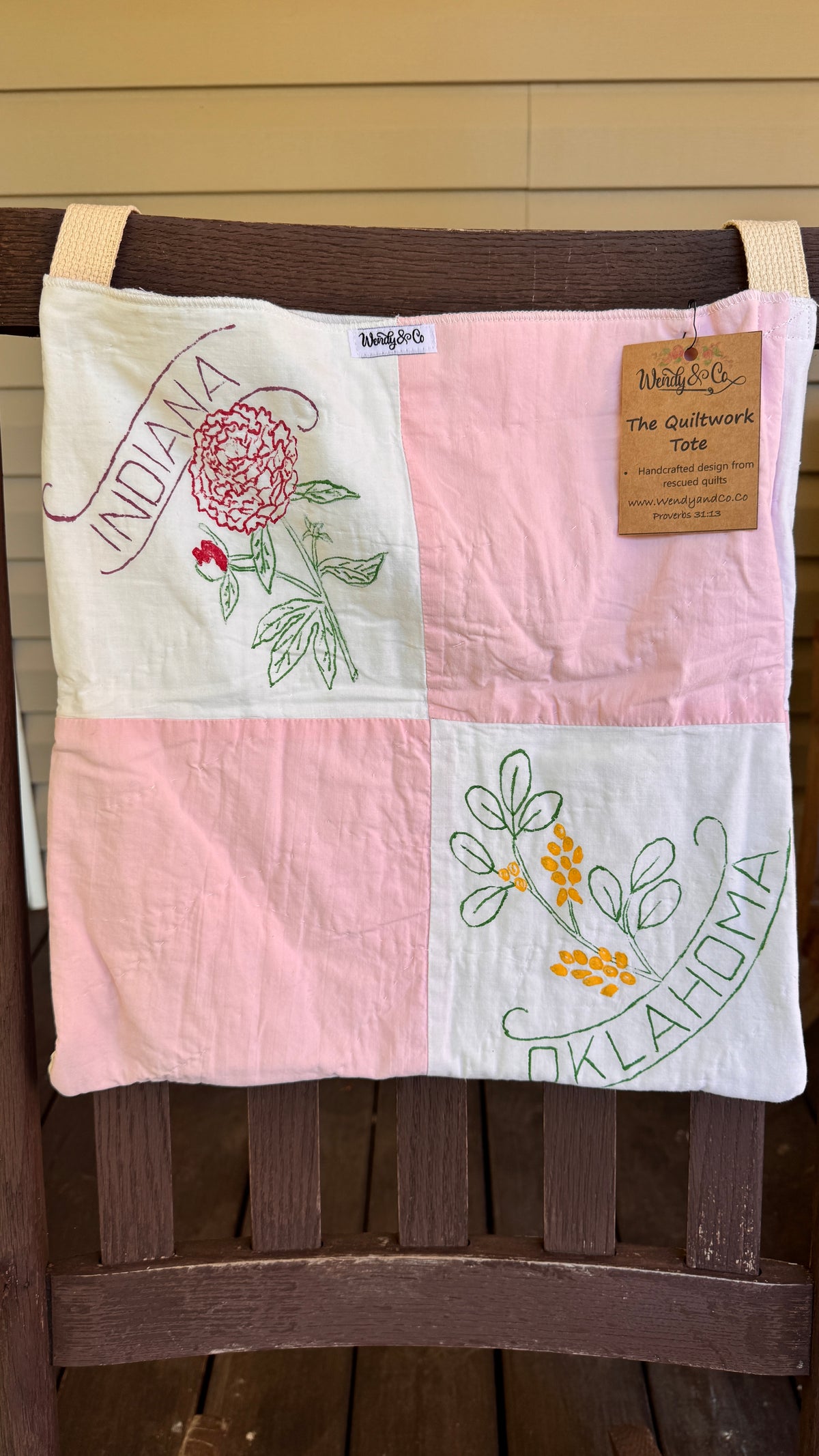 State of My Heart Quilt Tote
