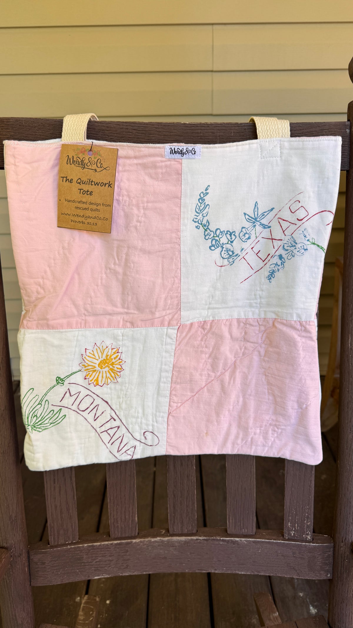 State of My Heart Quilt Tote