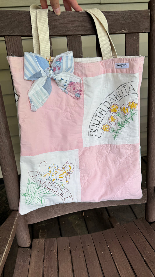 State of My Heart Quilt Tote