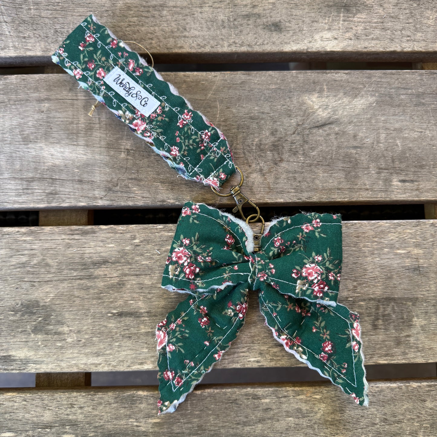 Rosalie Key Fob & Bow Charm Set