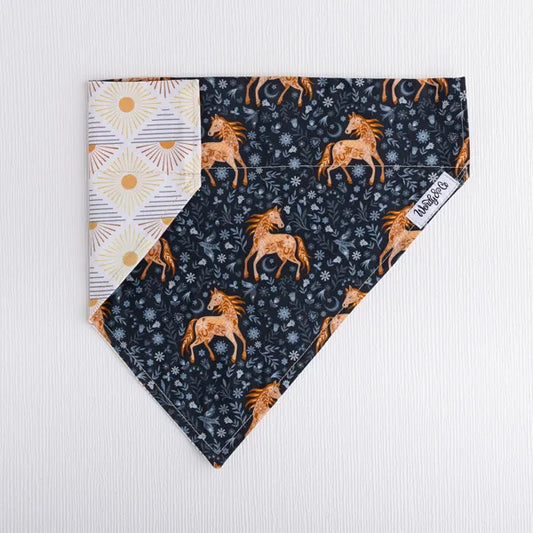 horse western dog bandana