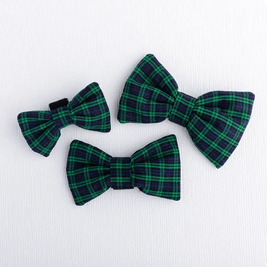 Dog Bow Tie plaid