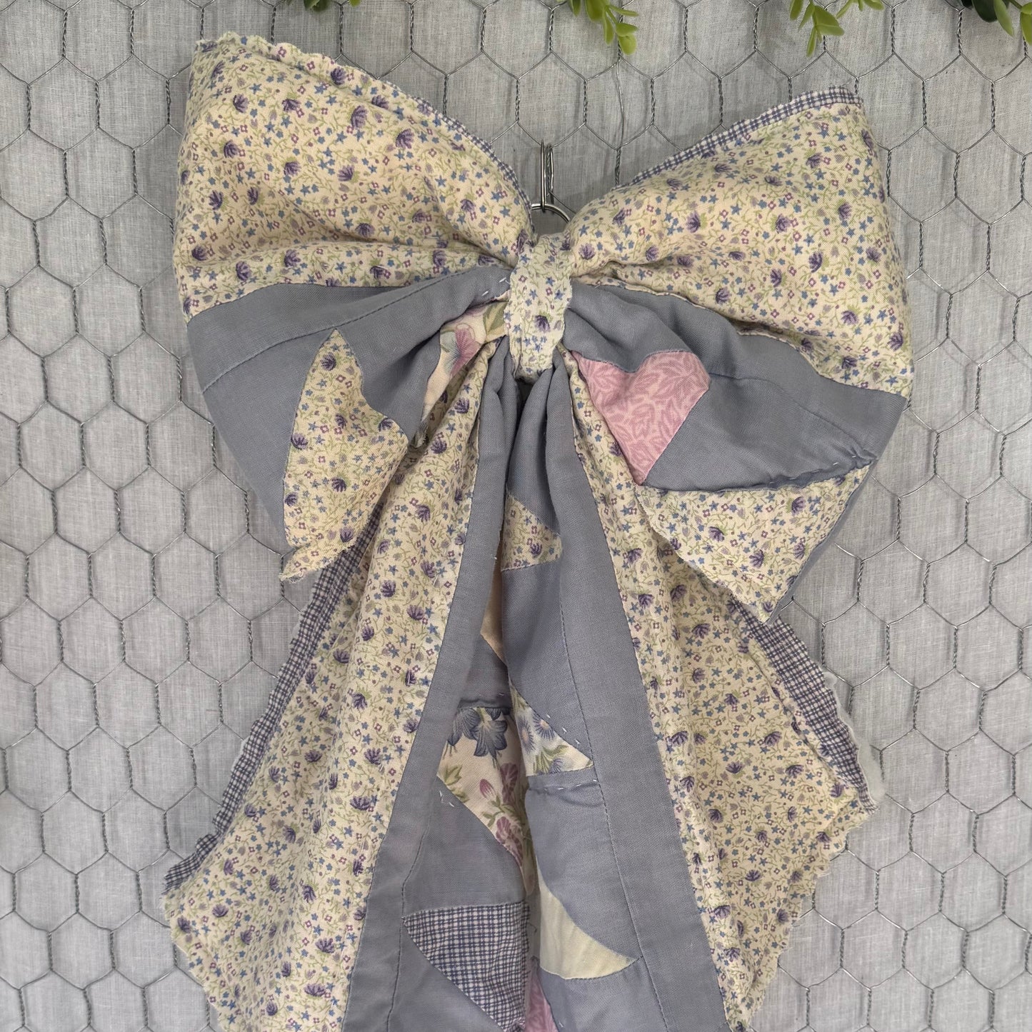 Celia Quilted Bow Door Hanger