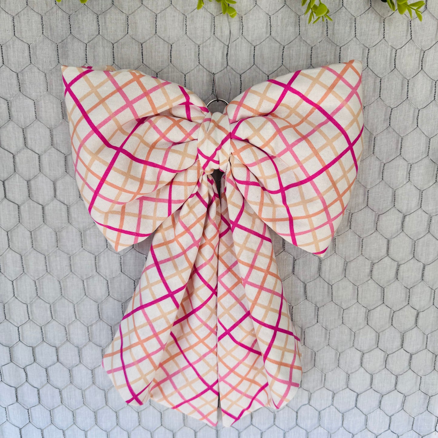 Georgia Quilted Bow Door Hanger