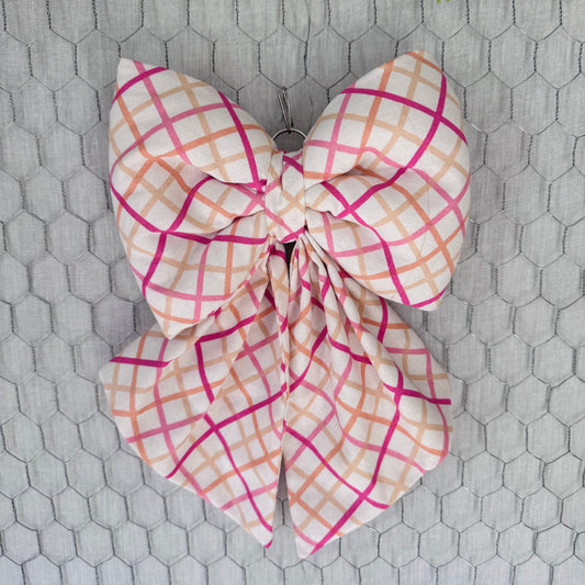 Georgia Quilted Bow Door Hanger