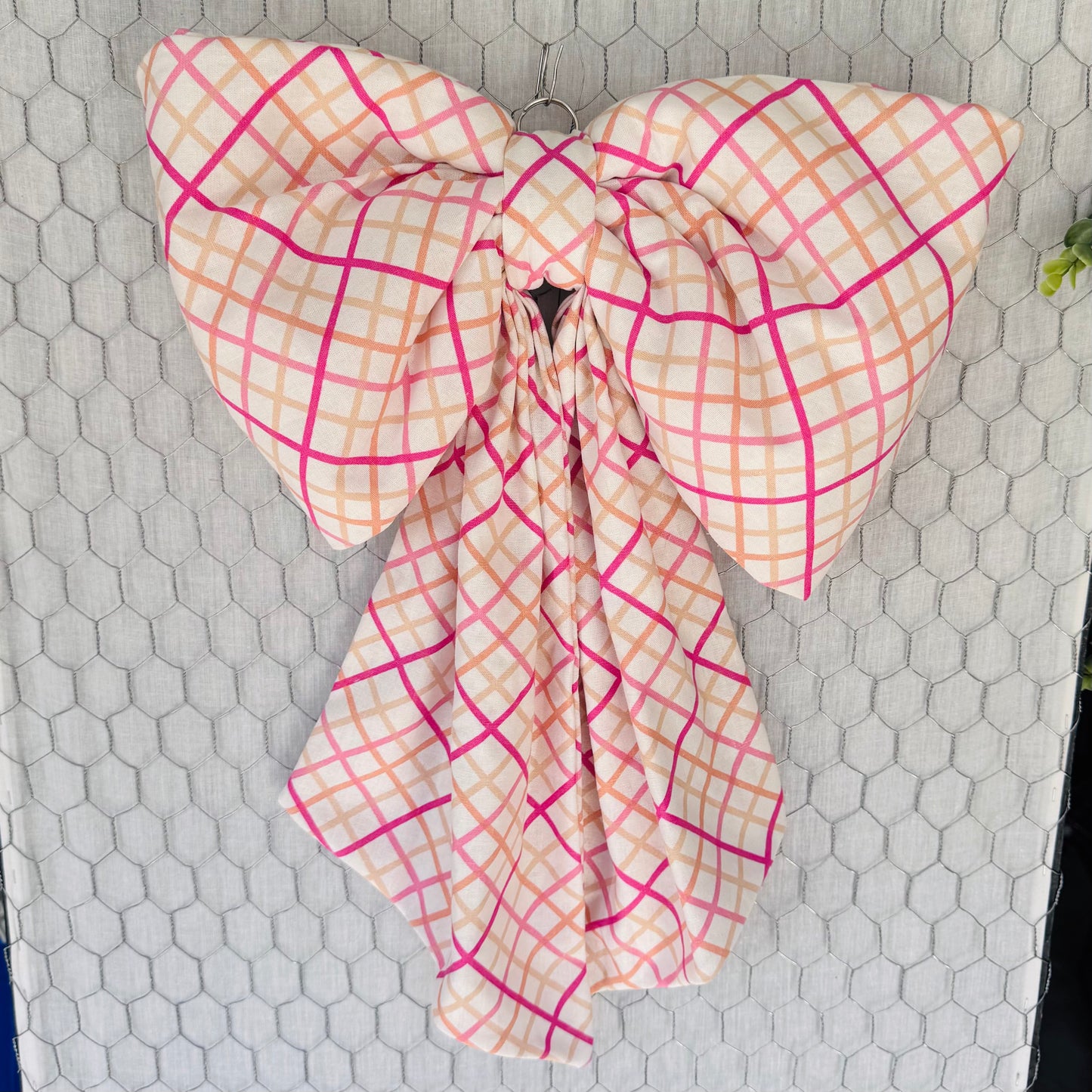 Georgia Quilted Bow Door Hanger
