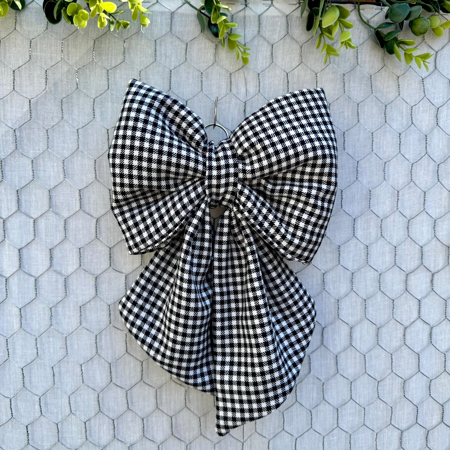 Blair Quilted Bow Door Hanger