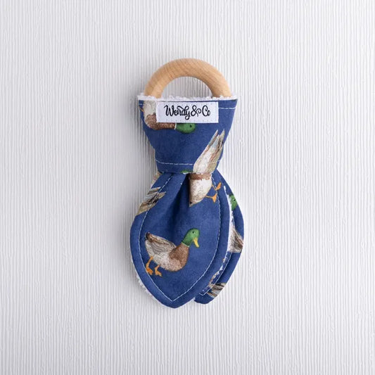 handmade mallard teether