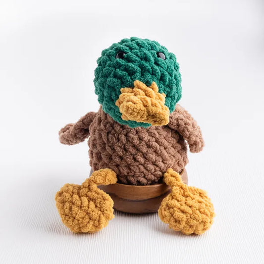 crochet mallard stuffie