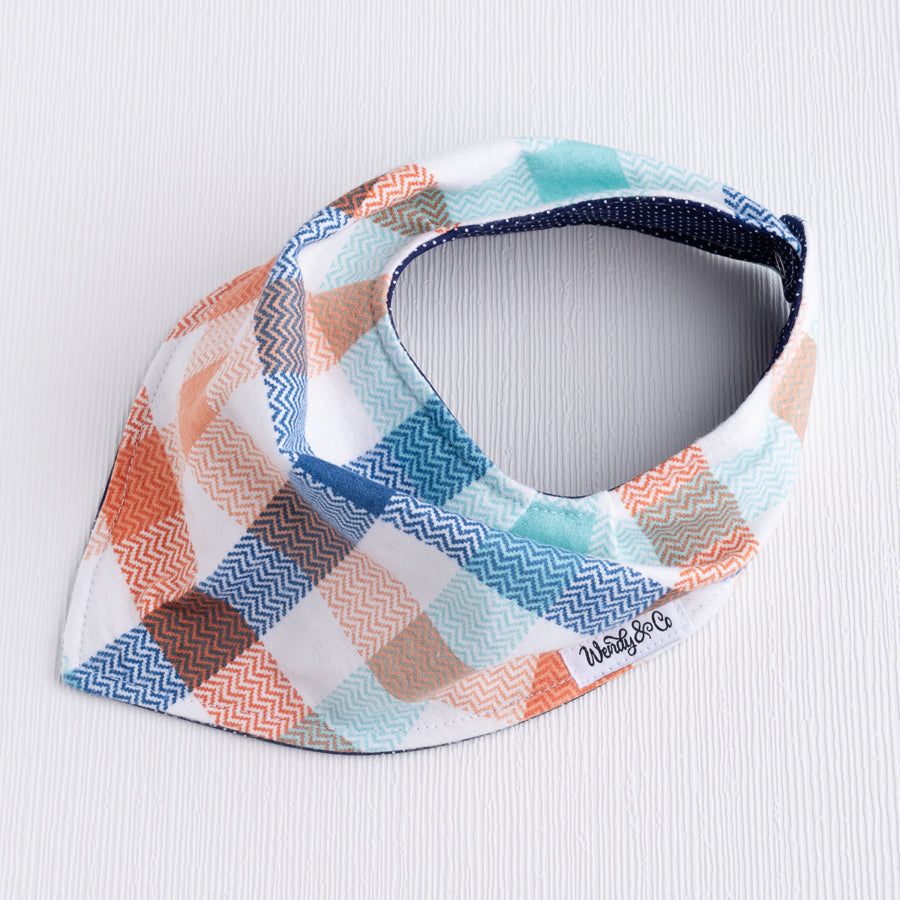 Pretty in Plaid Baby Bib