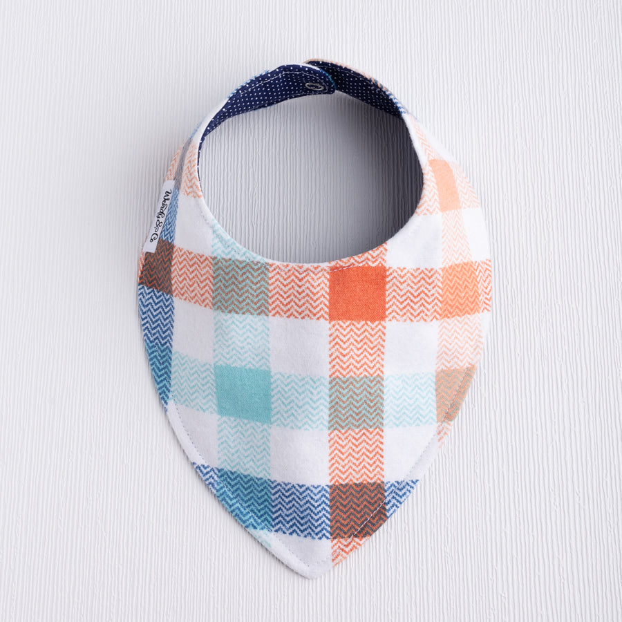 Pretty in Plaid Baby Bib