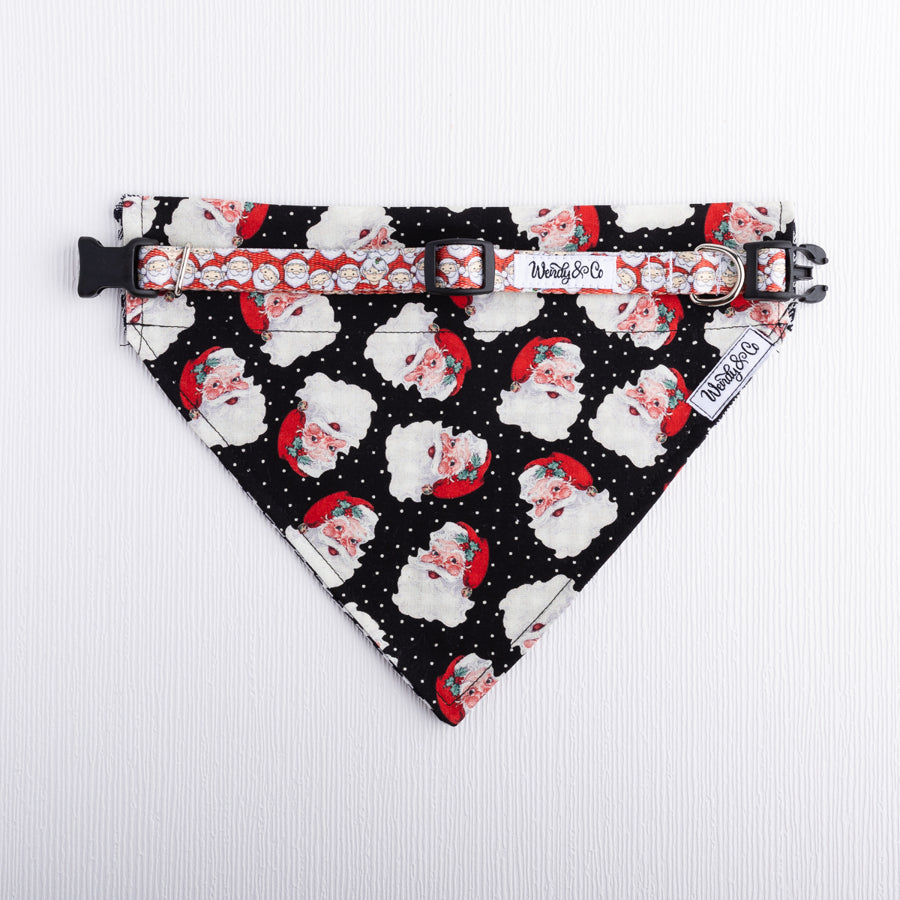 Santa Dog Bandana + Cozy Plaid